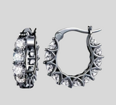 PENDIENTES ARO CRISTALES 8 CLRS